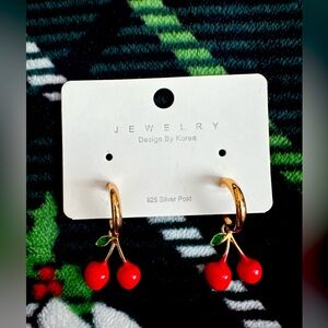 Cherry earring